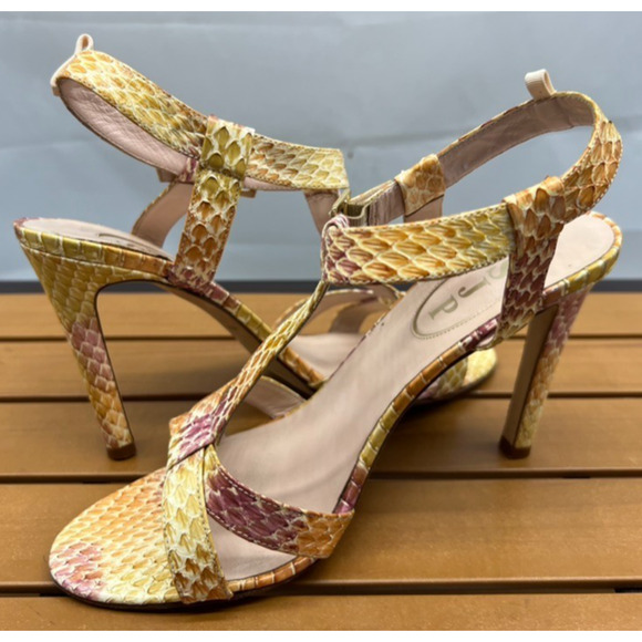SJP Womens Sunset Pelicon Jo T Strap High Heel Sandal Z1846* Sz 39 EUR - Picture 10 of 15